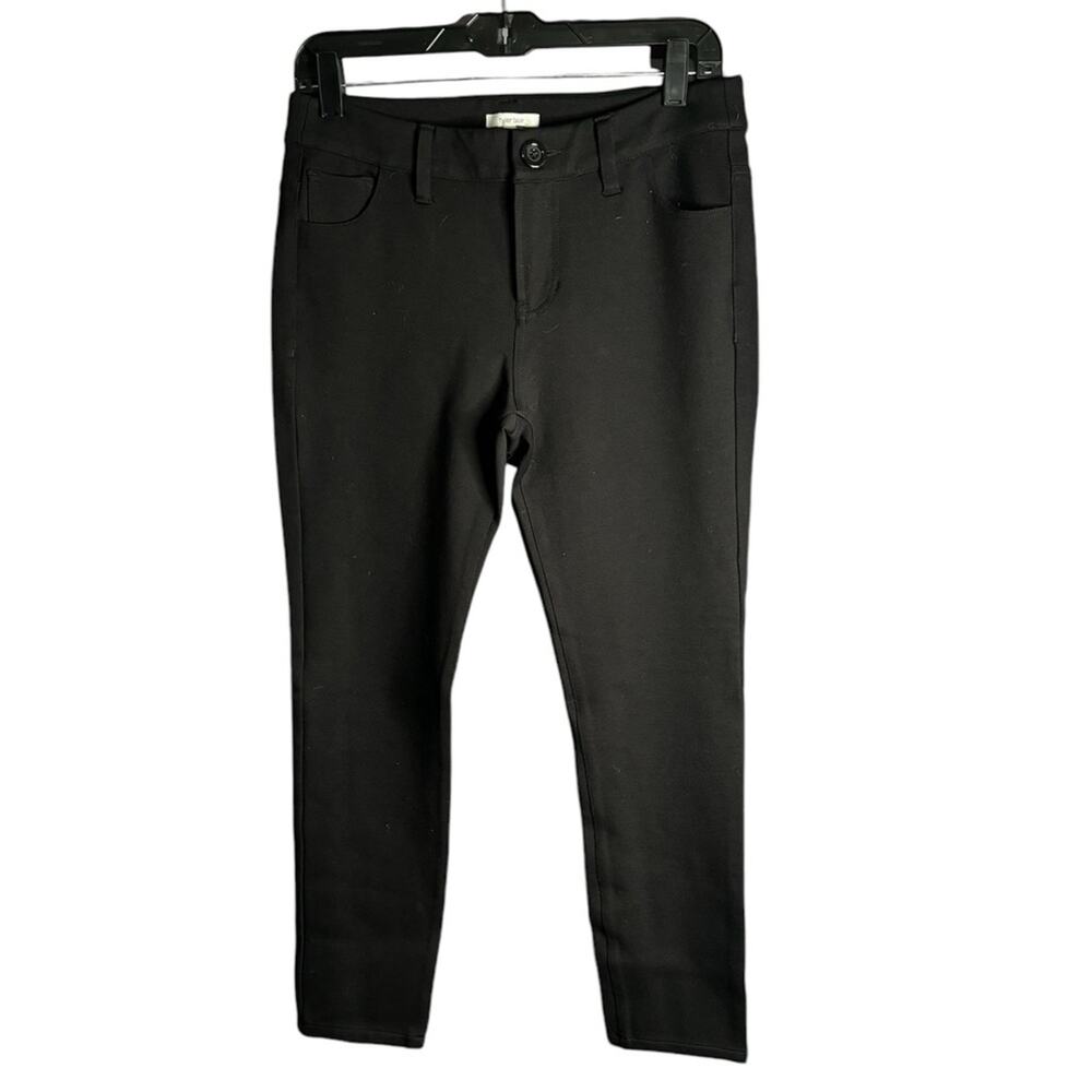 Tyler Boe Black Mid Rise Slim Fit Pants 6